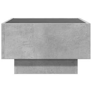 Konferenční stolek s LED betonově šedý 50 x 50 x 30 cm kompozit - obrázek 6