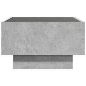 Konferenční stolek s LED betonově šedý 50 x 50 x 30 cm kompozit - obrázek 7