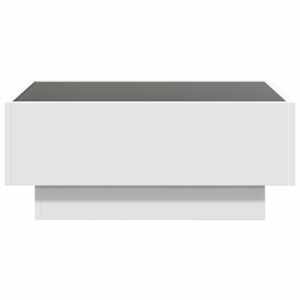 Konferenční stolek s LED bílý 70 x 50 x 30 cm kompozitní dřevo - obrázek 6