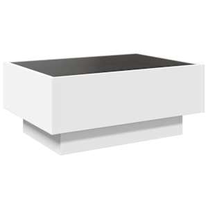 Konferenční stolek s LED bílý 70 x 50 x 30 cm kompozitní dřevo - obrázek 8