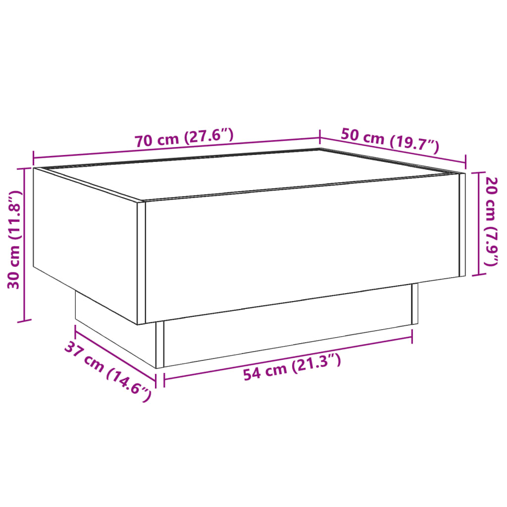 Sort / 70 x 50 x 30 cm - Billede 13