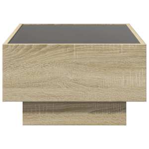 Konferenční stolek s LED dub sonoma 70 x 50 x 30 cm kompozit - obrázek 7