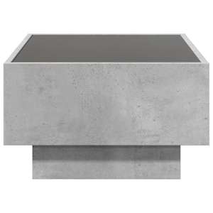 Konferenční stolek s LED betonově šedý 70 x 50 x 30 cm kompozit - obrázek 7