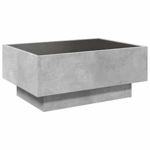 Konferenční stolek s LED betonově šedý 70 x 50 x 30 cm kompozit - obrázek 8