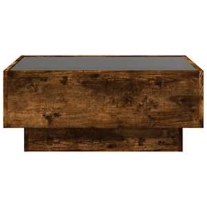 Konferenční stolek s LED kouřový dub 70 x 50 x 30 cm kompozit - obrázek 6