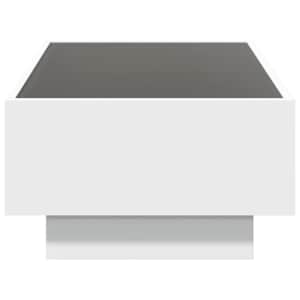 Konferenční stolek s LED bílý 90 x 50 x 30 cm kompozitní dřevo - obrázek 7