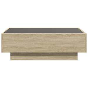 Konferenční stolek s LED dub sonoma 90 x 50 x 30 cm kompozit - obrázek 6