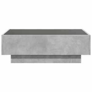 Konferenční stolek s LED betonově šedý 90 x 50 x 30 cm kompozit - obrázek 6