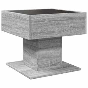Konferenční stolek s LED šedý sonoma 50 x 50 x 45 cm kompozit - obrázek 8