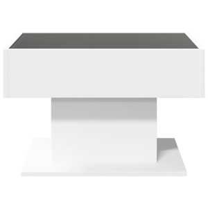 Konferenční stolek s LED bílý 70 x 50 x 45 cm kompozitní dřevo - obrázek 6