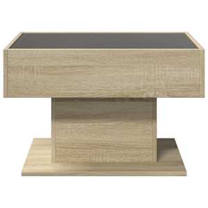 Konferenční stolek s LED dub sonoma 70 x 50 x 45 cm kompozit - obrázek 6