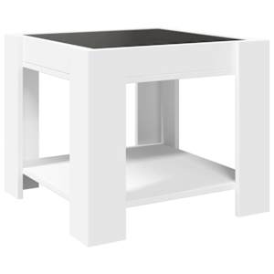 Konferenční stolek s LED bílý 53 x 53 x 45 cm kompozitní dřevo - obrázek 8