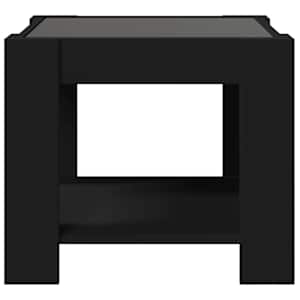 Konferenční stolek s LED černý 53 x 53 x 45 cm kompozitní dřevo - obrázek 6