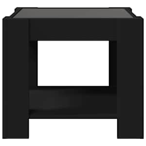 Konferenční stolek s LED černý 53 x 53 x 45 cm kompozitní dřevo - obrázek 7