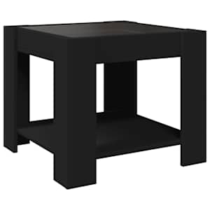 Konferenční stolek s LED černý 53 x 53 x 45 cm kompozitní dřevo - obrázek 8