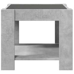 Konferenční stolek s LED betonově šedý 53 x 53 x 45 cm kompozit - obrázek 6