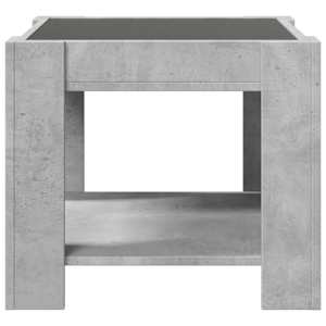 Konferenční stolek s LED betonově šedý 53 x 53 x 45 cm kompozit - obrázek 7