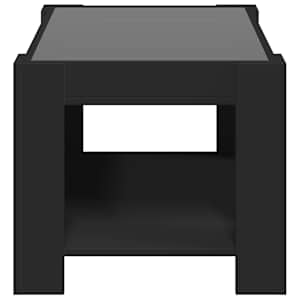 Konferenční stolek s LED černý 73 x 53 x 45 cm kompozitní dřevo - obrázek 7