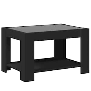Konferenční stolek s LED černý 73 x 53 x 45 cm kompozitní dřevo - obrázek 8