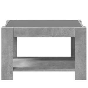 Konferenční stolek s LED betonově šedý 73 x 53 x 45 cm kompozit - obrázek 6