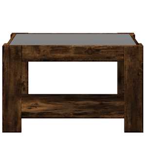 Konferenční stolek s LED kouřový dub 73 x 53 x 45 cm kompozit - obrázek 6