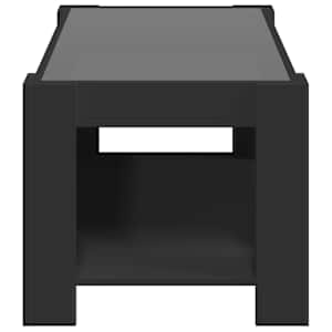 Konferenční stolek s LED černý 93 x 53 x 45 cm kompozitní dřevo - obrázek 7