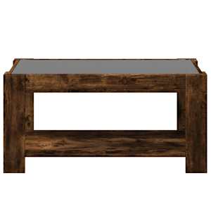 Konferenční stolek s LED kouřový dub 93 x 53 x 45 cm kompozit - obrázek 6