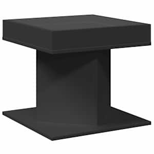 Konferenční stolek s LED černý 50 x 50 x 45 cm kompozitní dřevo - obrázek 8