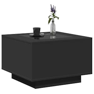 Konferenční stolek s LED černý 60 x 60 x 40 cm kompozitní dřevo - obrázek 5