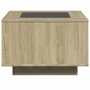 Konferenční stolek s LED dub sonoma 60 x 60 x 40 cm kompozit - obrázek 7