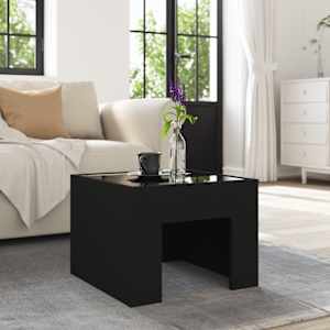 Konferenční stolek s Infinity LED černý 40 x 40 x 30 cm - obrázek 4