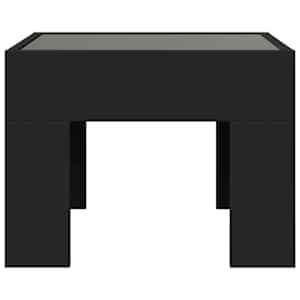 Konferenční stolek s Infinity LED černý 40 x 40 x 30 cm - obrázek 6