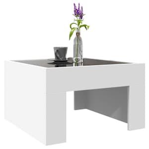 Konferenční stolek s Infinity LED bílý 50 x 50 x 30 cm - obrázek 5