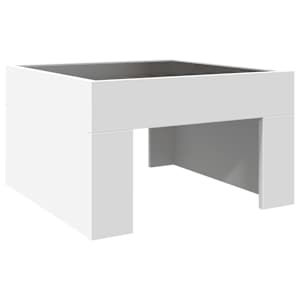 Konferenční stolek s Infinity LED bílý 50 x 50 x 30 cm - obrázek 8