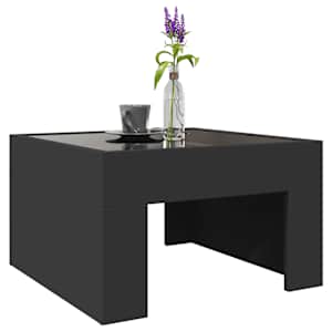 Konferenční stolek s Infinity LED černý 50 x 50 x 30 cm - obrázek 5