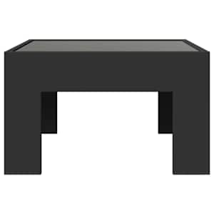 Konferenční stolek s Infinity LED černý 50 x 50 x 30 cm - obrázek 6