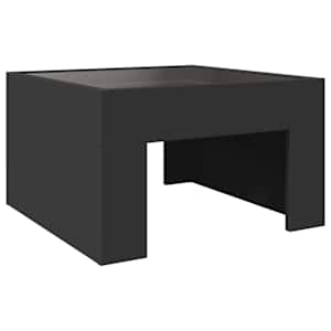 Konferenční stolek s Infinity LED černý 50 x 50 x 30 cm - obrázek 8