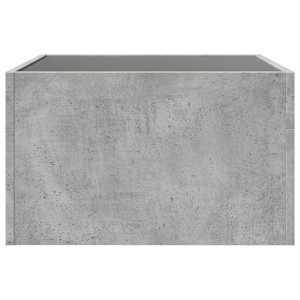 Konferenční stolek s Infinity LED betonově šedý 50 x 50 x 30 cm - obrázek 7
