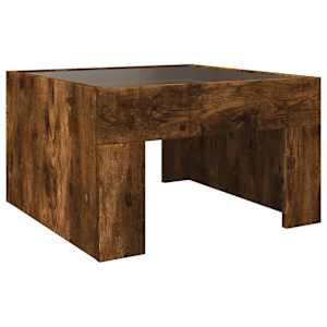 Konferenční stolek s Infinity LED kouřový dub 50 x 50 x 30 cm - obrázek 8