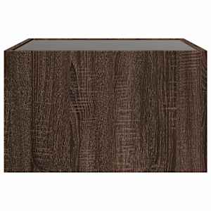 Konferenční stolek s Infinity LED hnědý dub 50 x 50 x 30 cm - obrázek 7