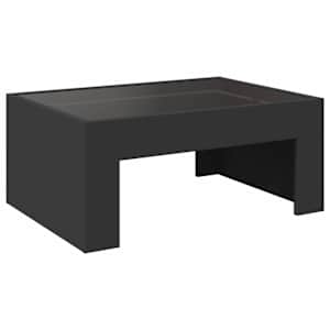 Konferenční stolek s Infinity LED černý 70 x 50 x 30 cm - obrázek 8