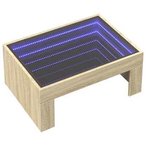 Konferenční stolek s Infinity LED dub sonoma 70 x 50 x 30 cm - obrázek 3