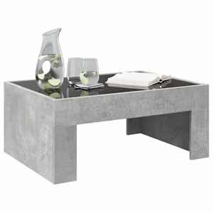 Konferenční stolek s Infinity LED betonově šedý 70 x 50 x 30 cm - obrázek 5