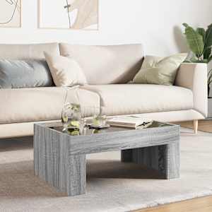 Konferenční stolek s Infinity LED šedý sonoma 70 x 50 x 30 cm - obrázek 4