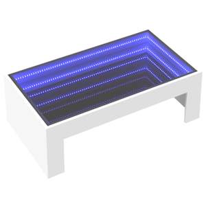 Konferenční stolek s Infinity LED bílý 90 x 50 x 30 cm - obrázek 3