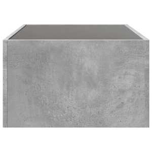 Konferenční stolek s Infinity LED betonově šedý 90 x 50 x 30 cm - obrázek 7