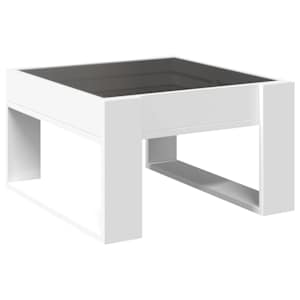 Konferenční stolek s Infinity LED bílý 50 x 53 x 30 cm - obrázek 8