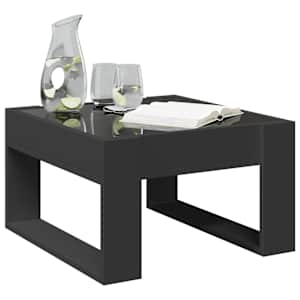 Konferenční stolek s Infinity LED černý 50 x 53 x 30 cm - obrázek 5