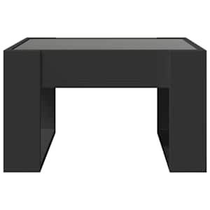 Konferenční stolek s Infinity LED černý 50 x 53 x 30 cm - obrázek 7
