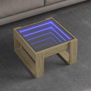 Konferenční stolek s Infinity LED dub sonoma 50 x 53 x 30 cm - obrázek 1